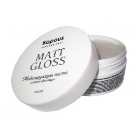 KAPOUS Моделирующая паста для волос сильной фиксации "Matt gloss" - 100 мл.
