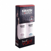Keratin Complex - Дорожный набор 2(Шампунь кератиновый для окрашенных волос/Кондиционер кератиновый для окрашенных волос) - KERATIN CARE COLOR CARE SHAMPOO/KERATIN CARE COLOR CARE CONDITIONER, 90/90 мл