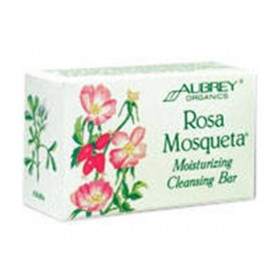 AUBREY ORGANICS - Увлажняющее мыло "Чилийская роза" для сухой кожи, 118 гр