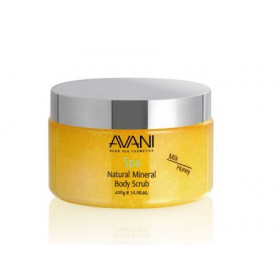 AVANI - Натуральный минеральный скраб для тела (молоко/мёд), 400 гр